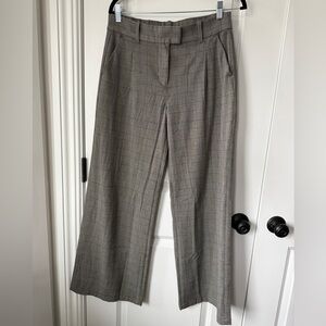 American Eagle Outfitters Plaid Wide Leg trousers